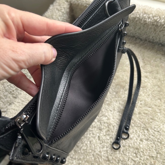Rebecca Minkoff Leather Shoulder Bag with Stud detail - Picture 8 of 11